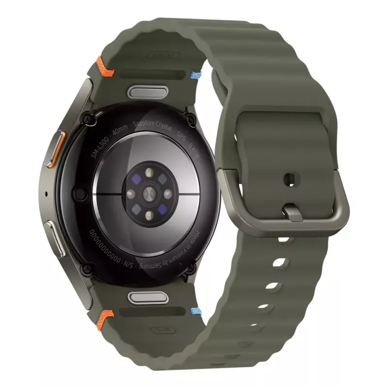 Samsung Galaxy Watch7 3,3 cm (1,3 tolli) AMOLED 40 mm Digitaalne 432 x 432 pikslit Puuteekraan Roheline Wi-Fi GPS (satelliit)