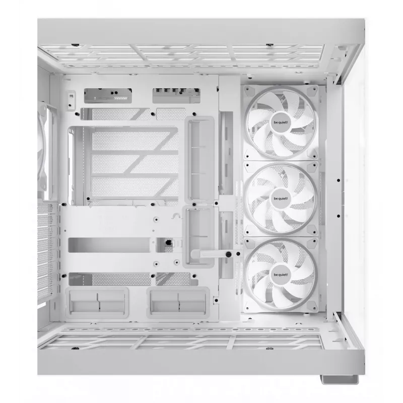 PC Case be quiet! LIGHT BASE 900 DX Valge Full Tower — ATX/EATX tugi, klaasist külg, multi RGB, max GPU 495 mm, CPU jahuti kõrgus 190 mm