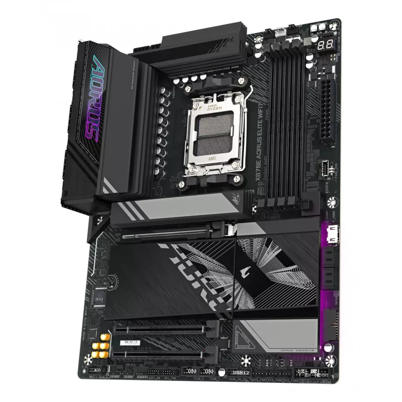 Emaplaat GIGABYTE X870E AORUS ELITE WIFI7 ATX, AMD X870E, Socket AM5, DDR5, 4x DIMM, Wi‑Fi 7, 2.5Gb LAN