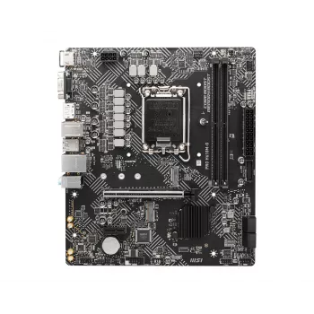 Emaplaat MSI PRO H610M-G — Intel H610, LGA 1700, micro ATX, DDR5, 2 DIMM, kuni 96 GB, M.2, SATA III, HDMI 2.1, DisplayPort 1.4