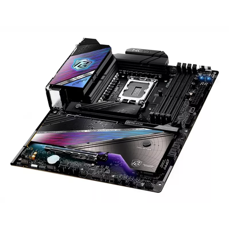 ASRock emaplaat Z890 Nova WiFi LGA1851 Intel Z890 4 x DDR5 1 x HDMI 2.1 TMDS/FRL 8G 2 x Thunderbolt 4 ATX