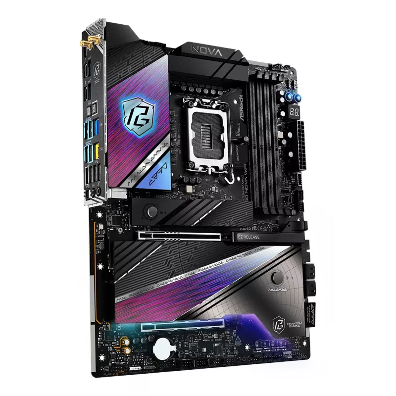 ASRock emaplaat Z890 Nova WiFi LGA1851 Intel Z890 4 x DDR5 1 x HDMI 2.1 TMDS/FRL 8G 2 x Thunderbolt 4 ATX
