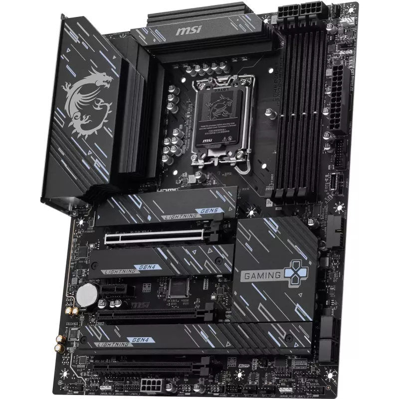 MSI Z890 GAMING PLUS WIFI emaplaat — Intel Z890, LGA 1851, ATX, DDR5, 4x DIMM, Wi‑Fi 7, 5Gb LAN, 4x M.2