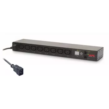 APC AP7921B toitejaotusseade (PDU) 8 vahelduvvoolu pistikupesa 0U/1U Must