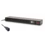 APC AP7921B toitejaotusseade (PDU) 8 vahelduvvoolu pistikupesa 0U/1U Must