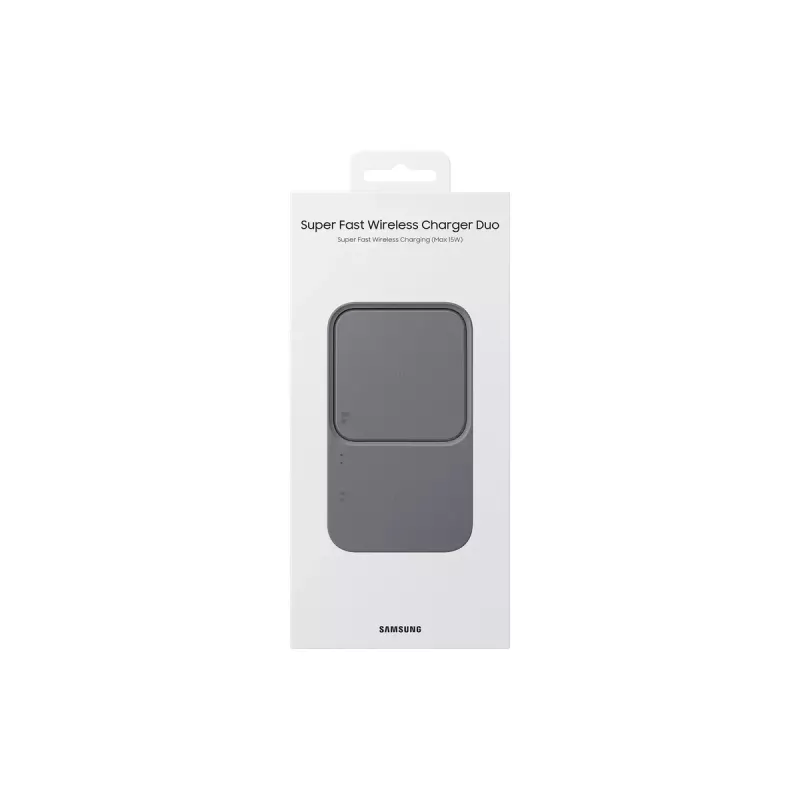Juhtmevaba laadija Samsung EP-P5400, 15 W, hall, USB siseruumides kasutatav laadija, ühildub kõrvaklappide, nutitelefonide ja nutikelladega