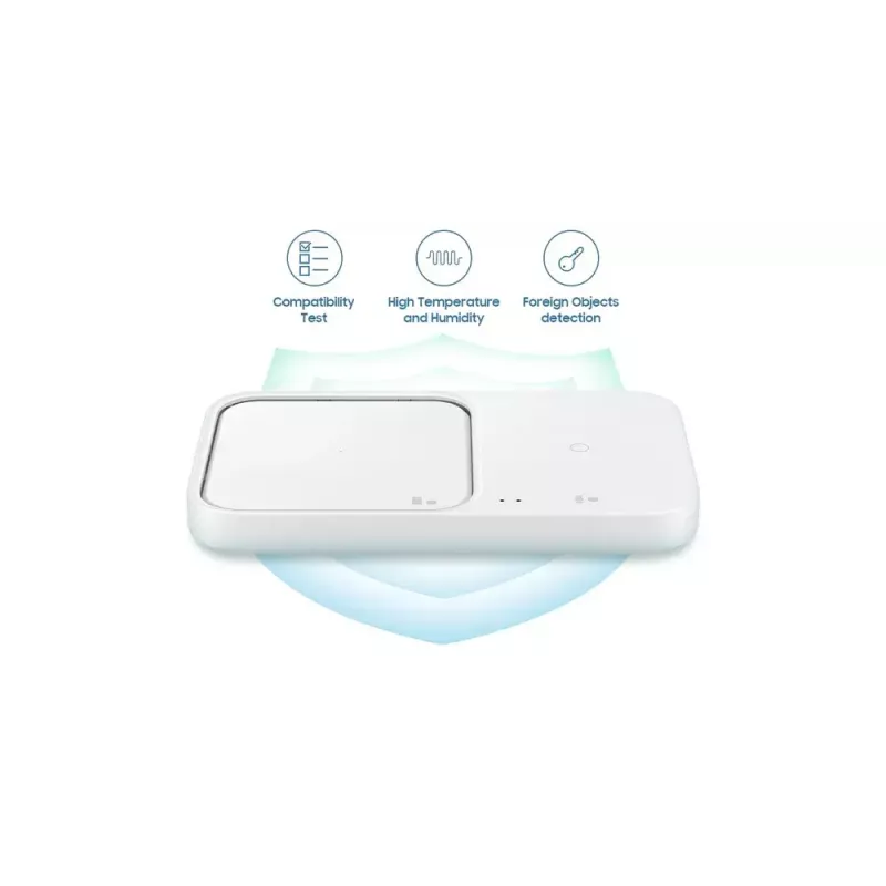 Samsung EP-P5400 Kõrvaklapid, Nutitelefon, Nutikell Valge USB Juhtmevaba kiirlaadimine Siseruumides