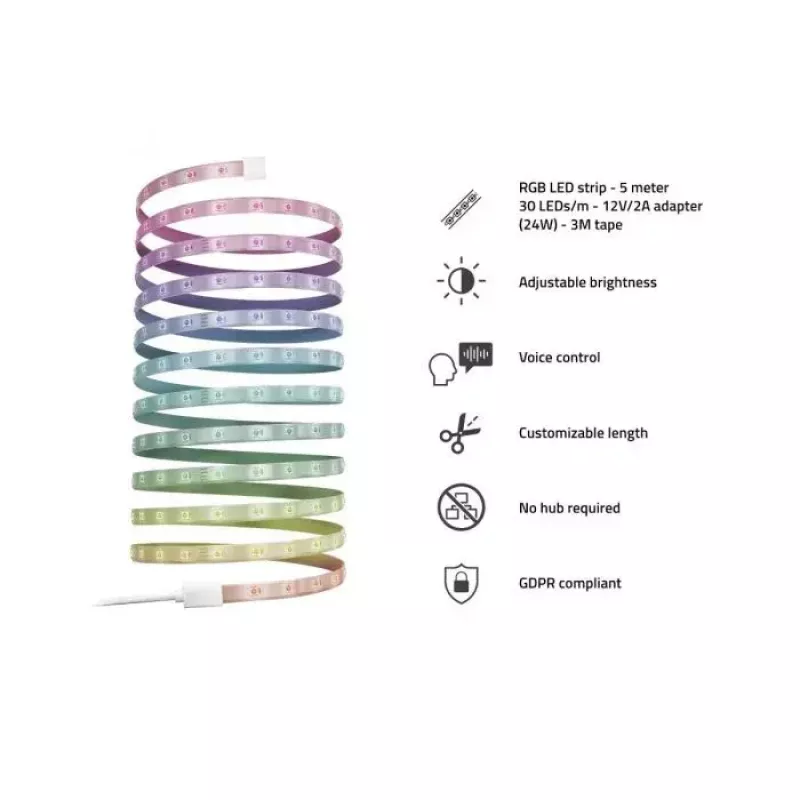 Nutikas valgusriba Hombli LED Strip RGB 5m