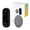 Nutikas uksekell Hombli pakett must valge IP65 juhtmevaba 1080p