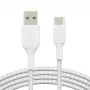 USB-kaabel Belkin BoostCharge CAB002BT2MWH 2m USB A USB-C-le valge