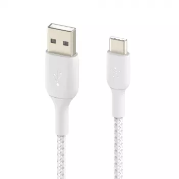 USB-kaabel Belkin BoostCharge CAB002BT2MWH 2m USB A USB-C-le valge