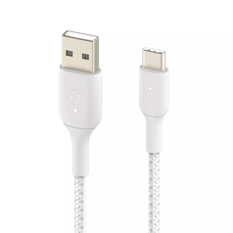 USB-kaabel Belkin BoostCharge CAB002BT2MWH 2m USB A USB-C-le valge