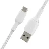 USB-kaabel Belkin BoostCharge CAB002BT2MWH 2m USB A USB-C-le valge