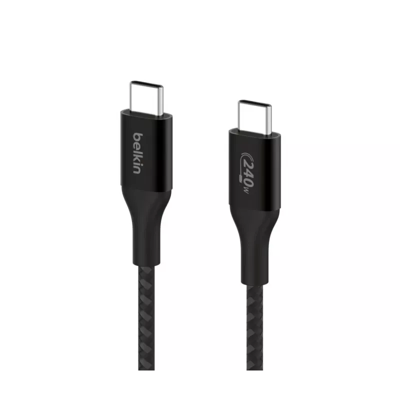 BELKIN USB-kaabel - Boostcharge - USB-C kuni USB-C kaabel 240 W - 1 m - must