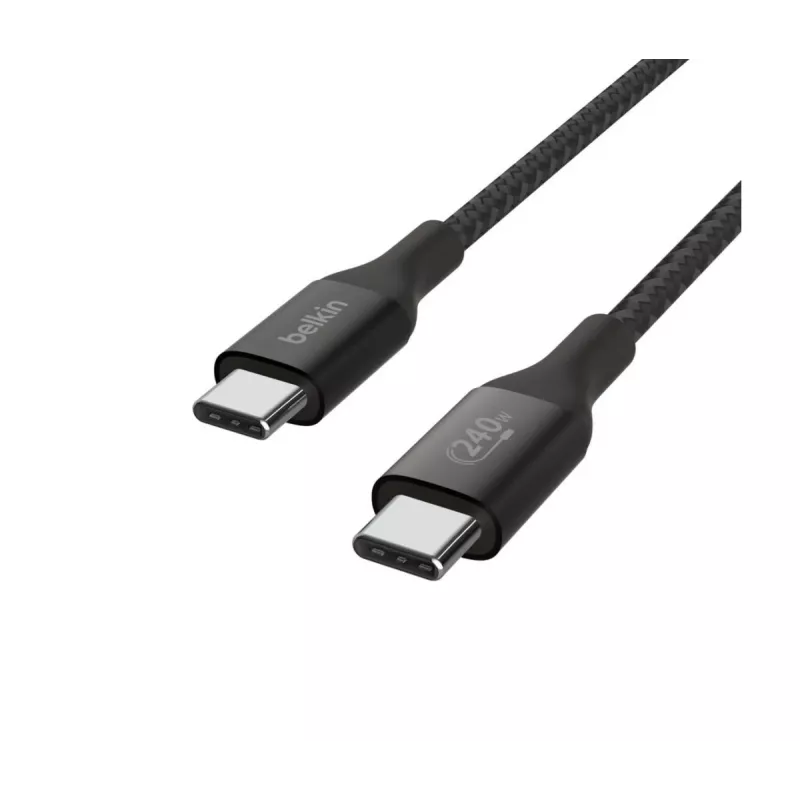 BELKIN USB-kaabel - Boostcharge - USB-C kuni USB-C kaabel 240 W - 1 m - must