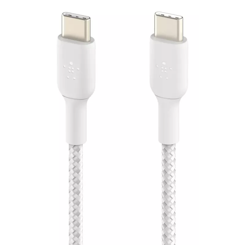 USB-kaabel Belkin CAB004BT1MWH2PK USB 2.0 1 m USB C Valge