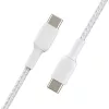 USB-kaabel Belkin CAB004BT1MWH2PK USB 2.0 1 m USB C Valge
