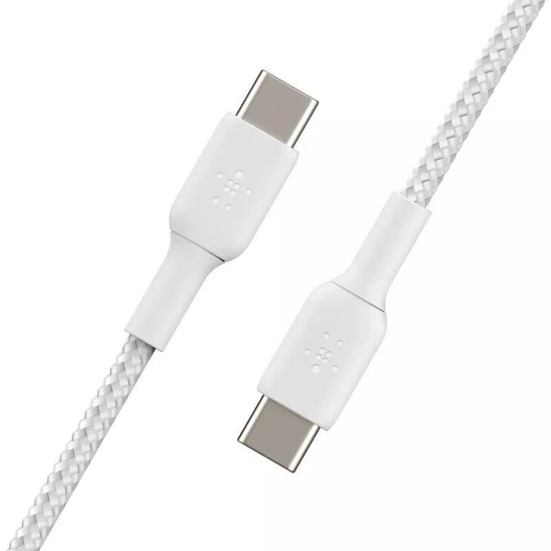 USB-kaabel Belkin CAB004BT1MWH2PK USB 2.0 1 m USB C Valge