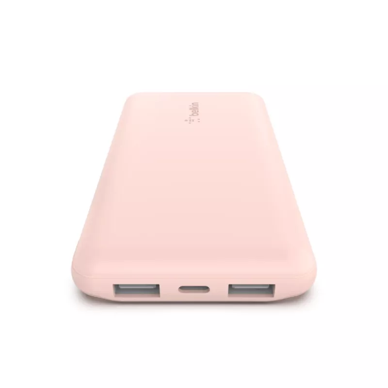 BELKIN 10k Mah akupank USB-c/USB-a 15w – roosa