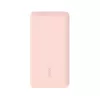 BELKIN 10k Mah akupank USB-c/USB-a 15w – roosa