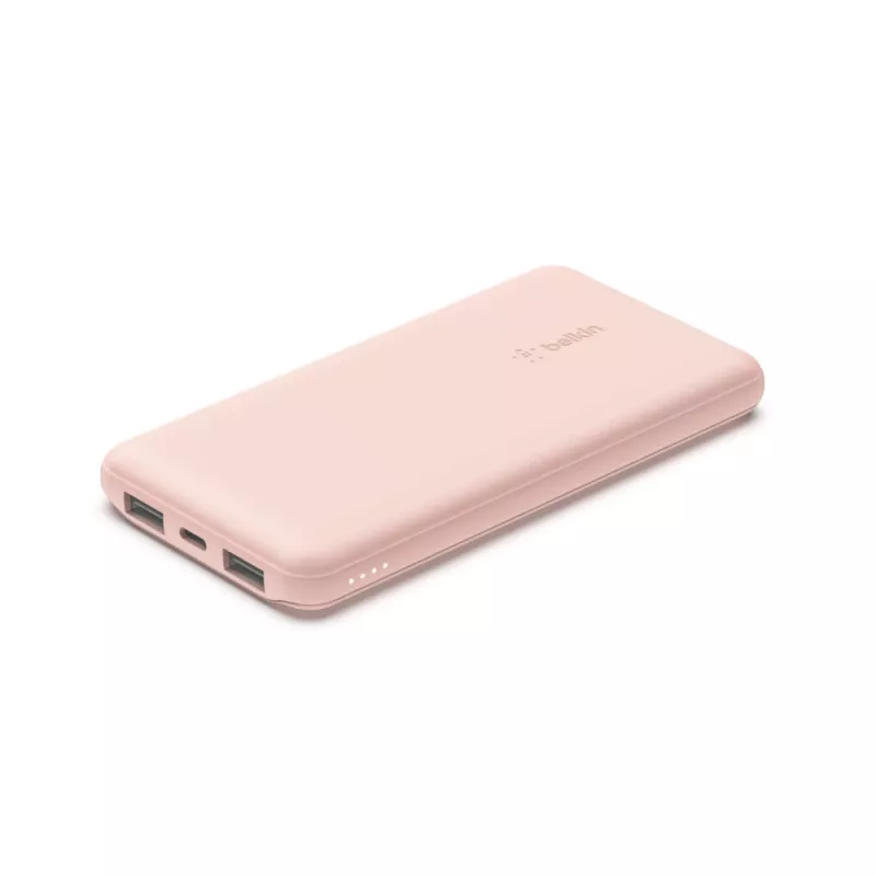BELKIN 10k Mah akupank USB-c/USB-a 15w – roosa