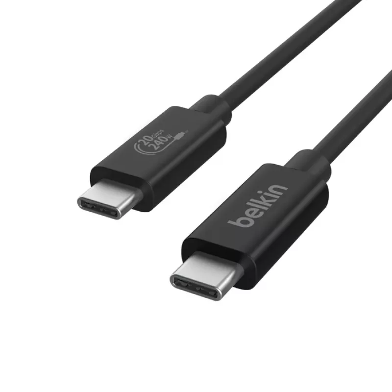 USB-kaabel Belkin INZ004BT2MBK USB4 Gen 2x2 2 m USB C Must