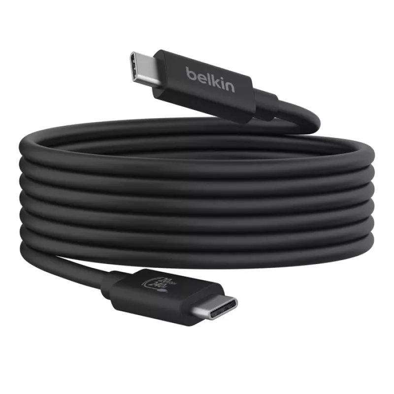 USB-kaabel Belkin INZ004BT2MBK USB4 Gen 2x2 2 m USB C Must