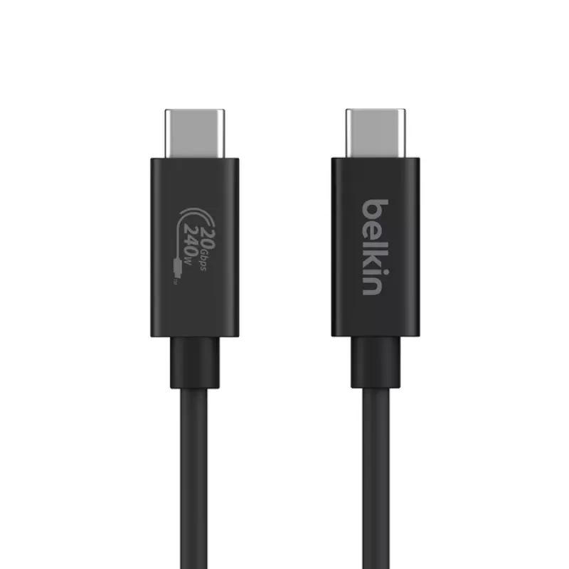 USB-kaabel Belkin INZ004BT2MBK USB4 Gen 2x2 2 m USB C Must