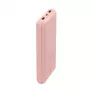 BELKIN Power Bank 20k USB-a Ja USB-c 15w Roosa