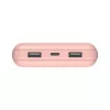 BELKIN Power Bank 20k USB-a Ja USB-c 15w Roosa