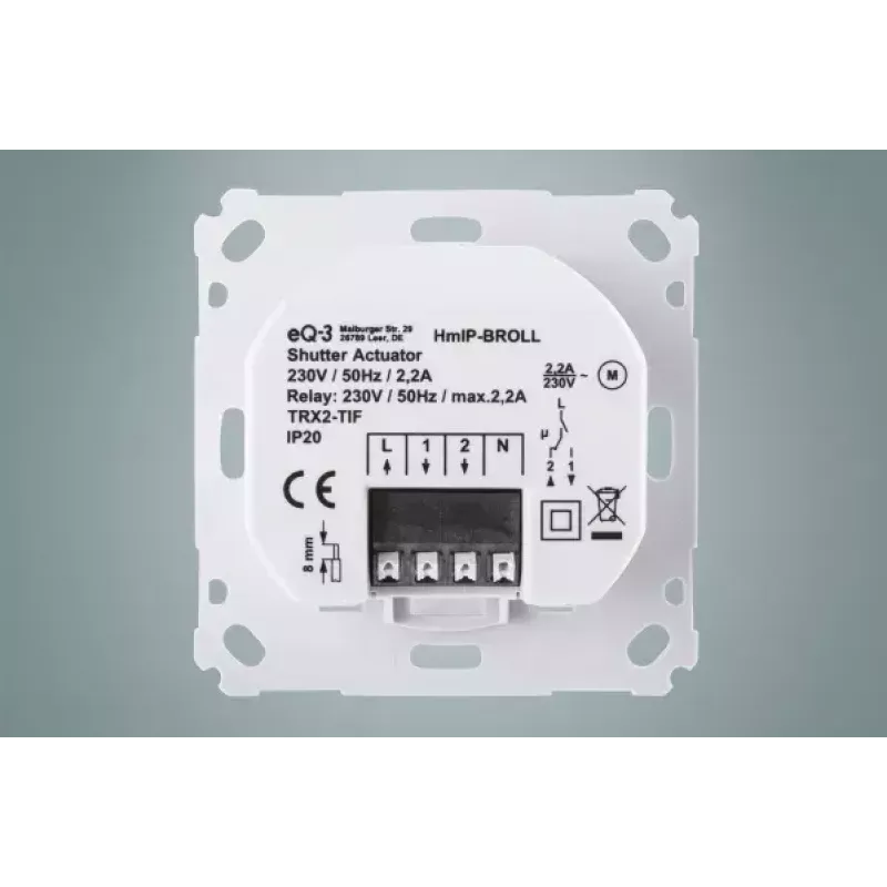 Transmitter Homematic IP HmIP-BROLL Valge
