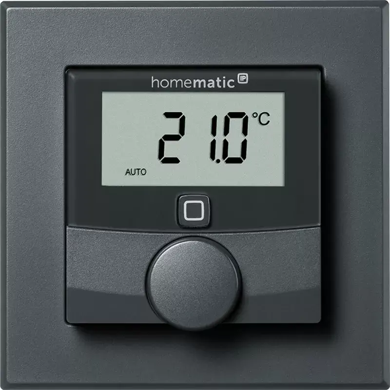 HomeMatic HmIP-BWTH-A antratsiit seina termostaat 230 V — ruumitemperatuuri regulaator, võrgutoitega