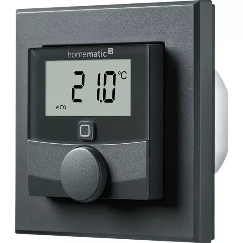 HomeMatic HmIP-BWTH-A antratsiit seina termostaat 230 V — ruumitemperatuuri regulaator, võrgutoitega