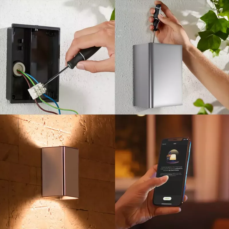 Välisseinavalgusti Philips Hue Valge and colour ambience Resonate