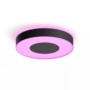 Nutikas laelamp Philips Hue Infuse suur must — valge ja värvilise valgusega, Bluetooth, Ø425×86 mm, 50–60 Hz