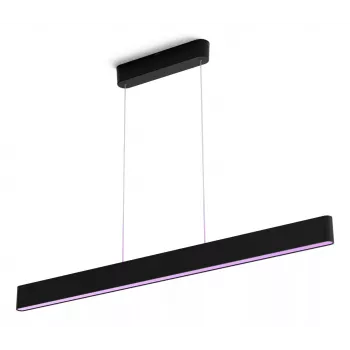 Smart rippvalgusti Philips Hue Ensis Must Bluetooth – ripplamp, 220–240V, 1299×90×40 mm