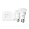 Philips Hue Valge ambiance stardikomplekt: 2 E27 nutipirni (1100) + dimmerlüliti