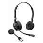 Jabra Engage 55 SE - USB-A UC Stereo, EMEA/APAC, juhtmevaba, 40 - 16000 Hz, kontor/kõnekeskus, 83 g, kõrvaklapid, must