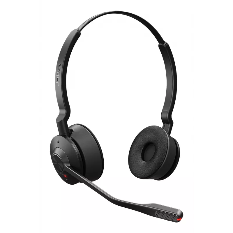 Jabra Engage 55 SE - USB-A UC Stereo, EMEA/APAC, juhtmevaba, 40 - 16000 Hz, kontor/kõnekeskus, 83 g, kõrvaklapid, must