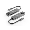 Equip USB-C 5 in1 multifunktsionaalne adapter, HDMI, Gigabit LAN, USB 3.2 GEN1, 100W USB PD