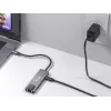 Equip USB-C 5 in1 multifunktsionaalne adapter, HDMI, Gigabit LAN, USB 3.2 GEN1, 100W USB PD