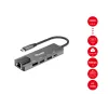 Equip USB-C 5 in1 multifunktsionaalne adapter, HDMI, Gigabit LAN, USB 3.2 GEN1, 100W USB PD