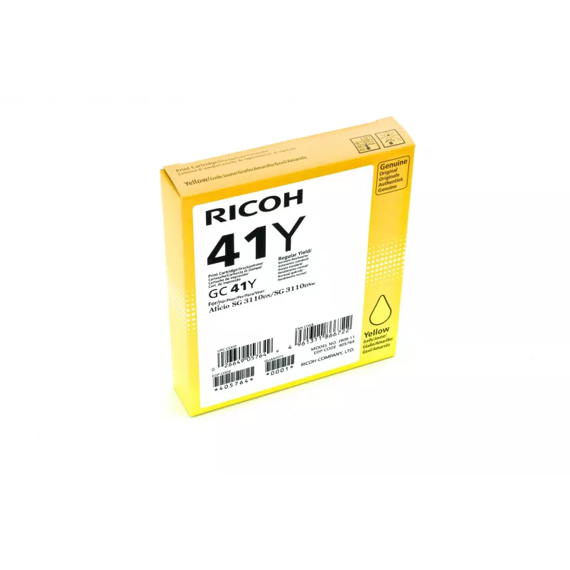 Ricoh 405764 tindikassett 1 tk Originaal Standardväljund Kollane