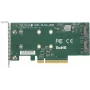 SUPERMICRO madala profiiliga PCI-e tõstekaart, toetab 2x M2 moodulit (aoc-slg3-2m2-o)