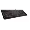 CHERRY KC 1000 klaviatuur universaalne USB AZERTY Belgia must