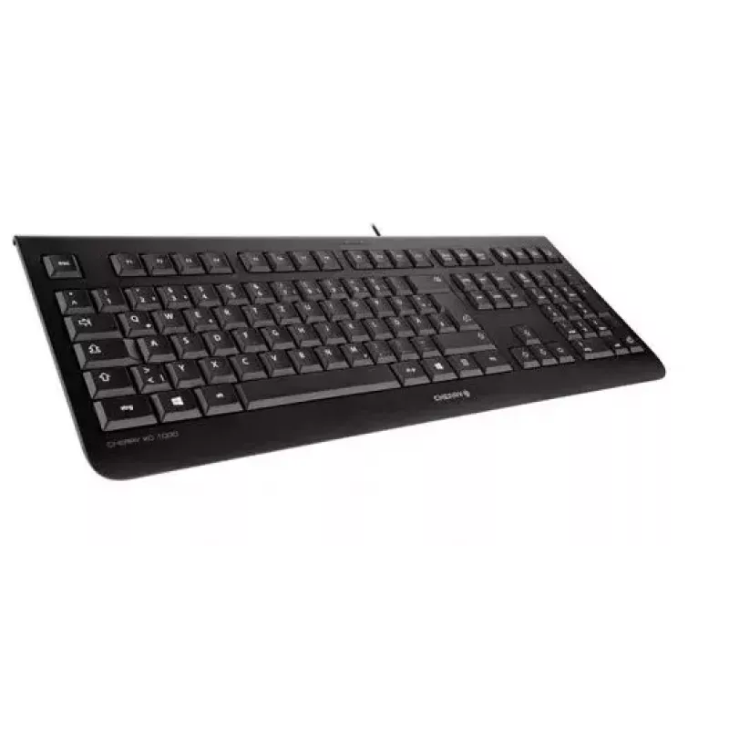 CHERRY KC 1000 klaviatuur universaalne USB AZERTY Belgia must
