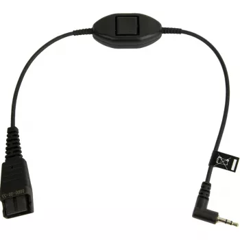 Jabra 8800-00-55 helikaabel 0,3 m QD 2,5 mm pistik must
