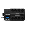 CyberPower BR1200ELCD katkematu toiteallikas (UPS) Line-Interactive 1,2 kVA 720 W 8 vahelduvvoolupesa