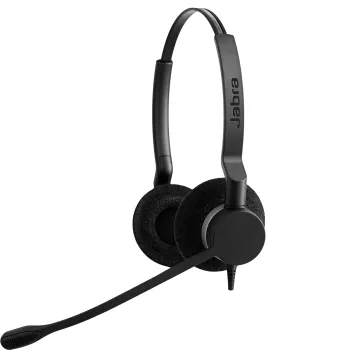 Jabra BIZ 2300 Duo, NC, juhtmega, kontor/kõnekeskus, 150 - 4500 Hz, 65 g, peakomplekt, must