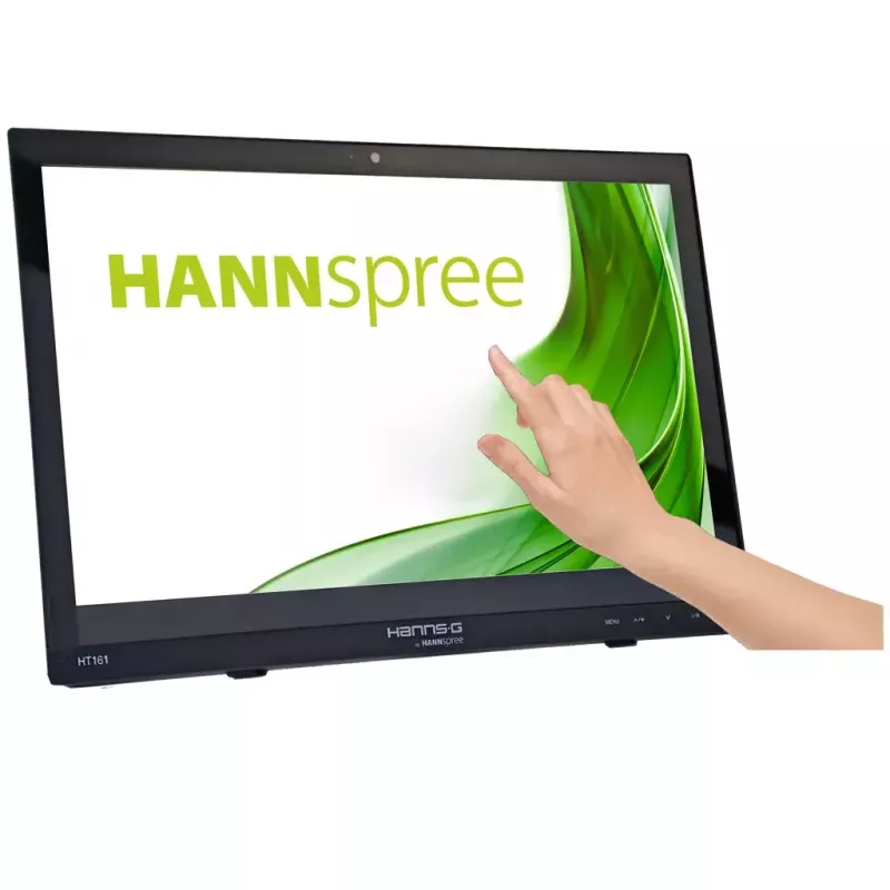 Hannspree HT161HNB arvutimonitor 39,6 cm (15,6 tolli) 1366 x 768 pikslit HD LED puuteekraan lauakasutuseks must